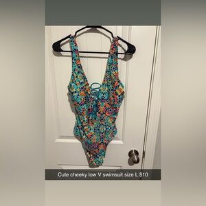 Colorful Mosaic One-Piece Swimsuit
